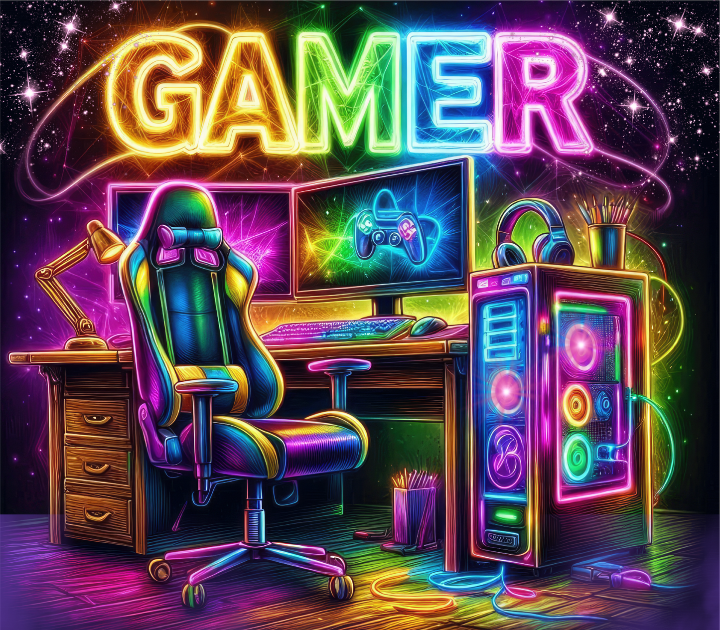 Thermoflasche mit Schraubverschluss - "Gaming Reloaded"