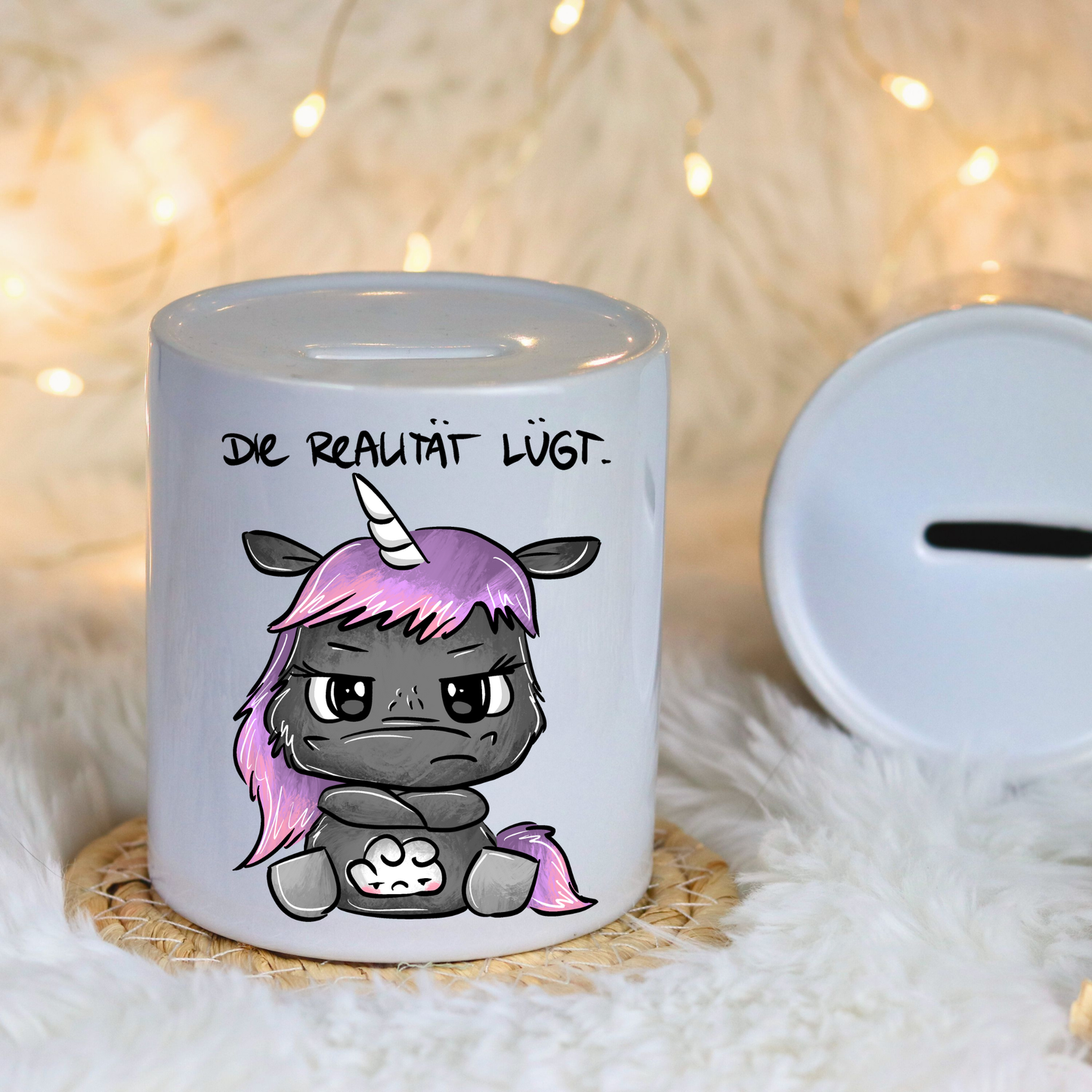 Schnubbi Spardose - Die Realität lügt