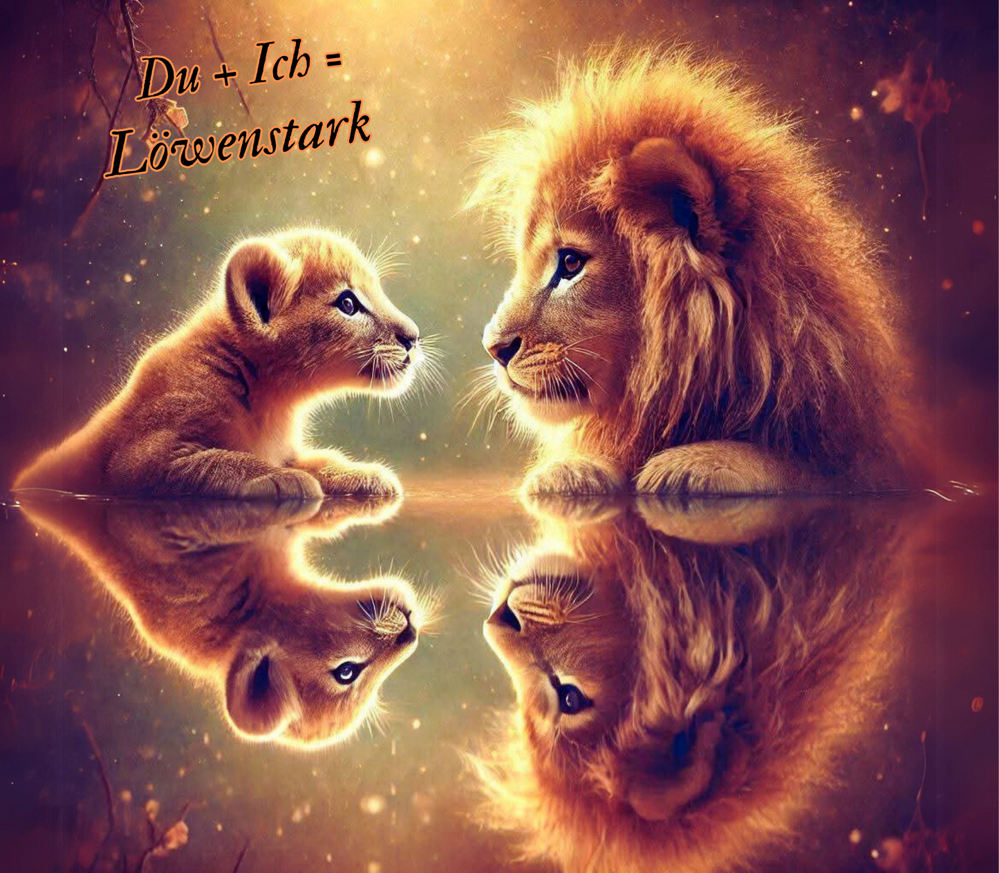 ThermoCup Schraubverschluss "Du + Ich = Löwenstark"