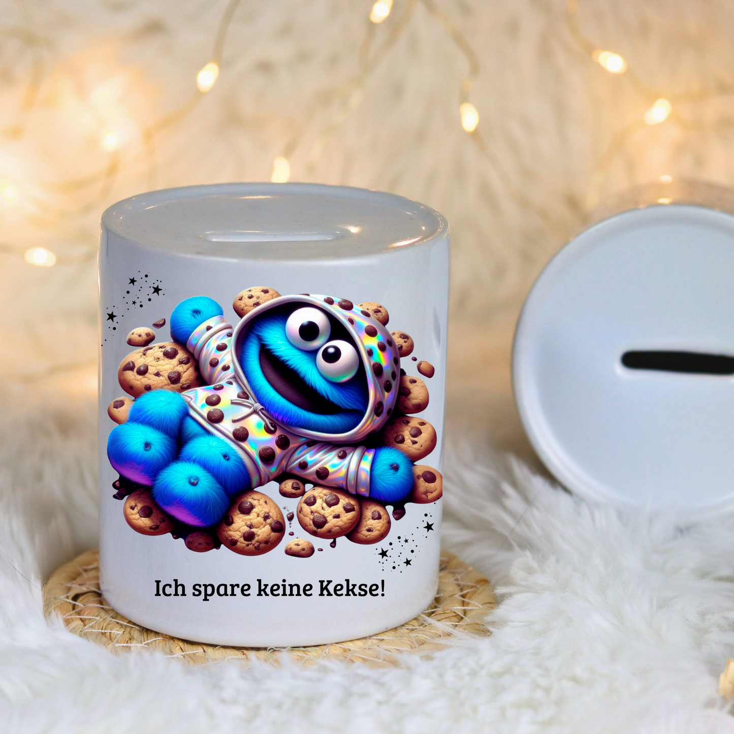 Kultige Krümelmonster-Spardose – Für kleine & große Keksliebhaber
