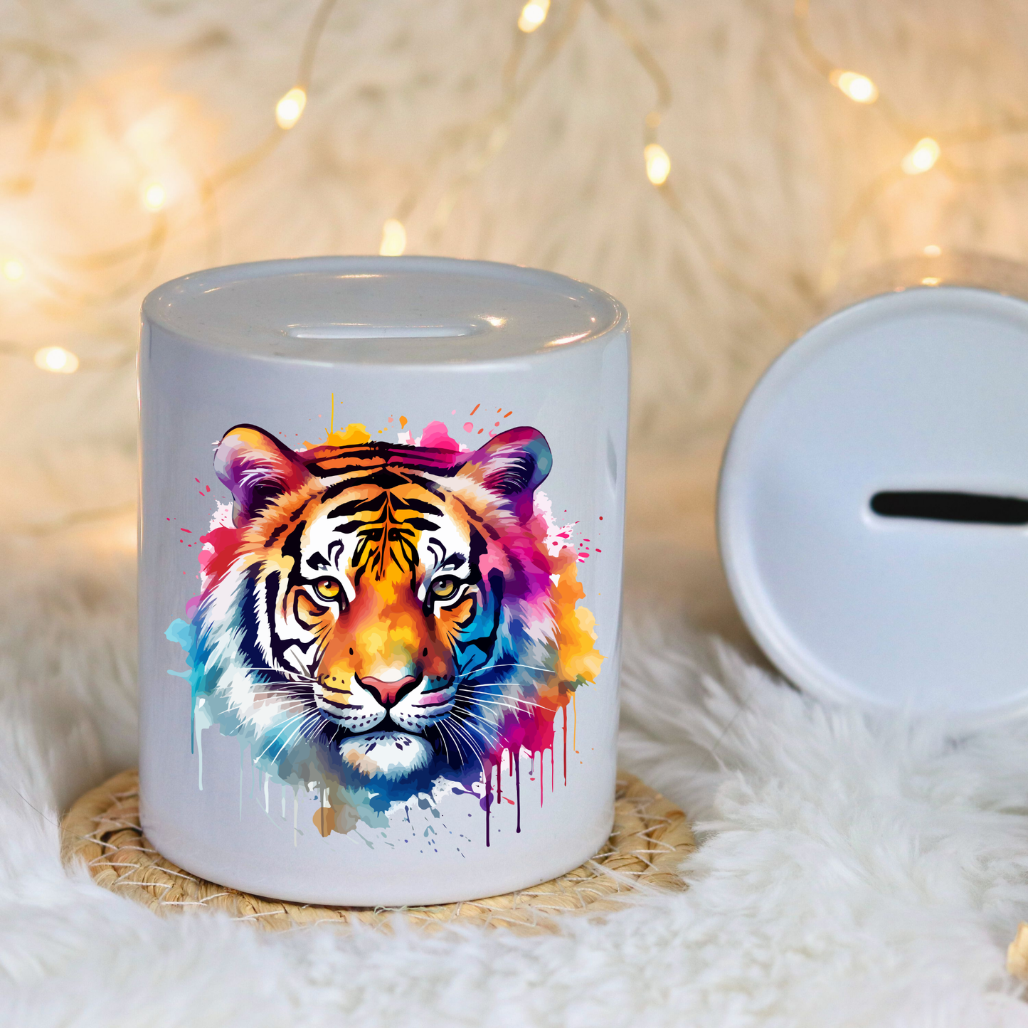 Mutige Tiger-Spardose – Für kleine Abenteurer & große Träume