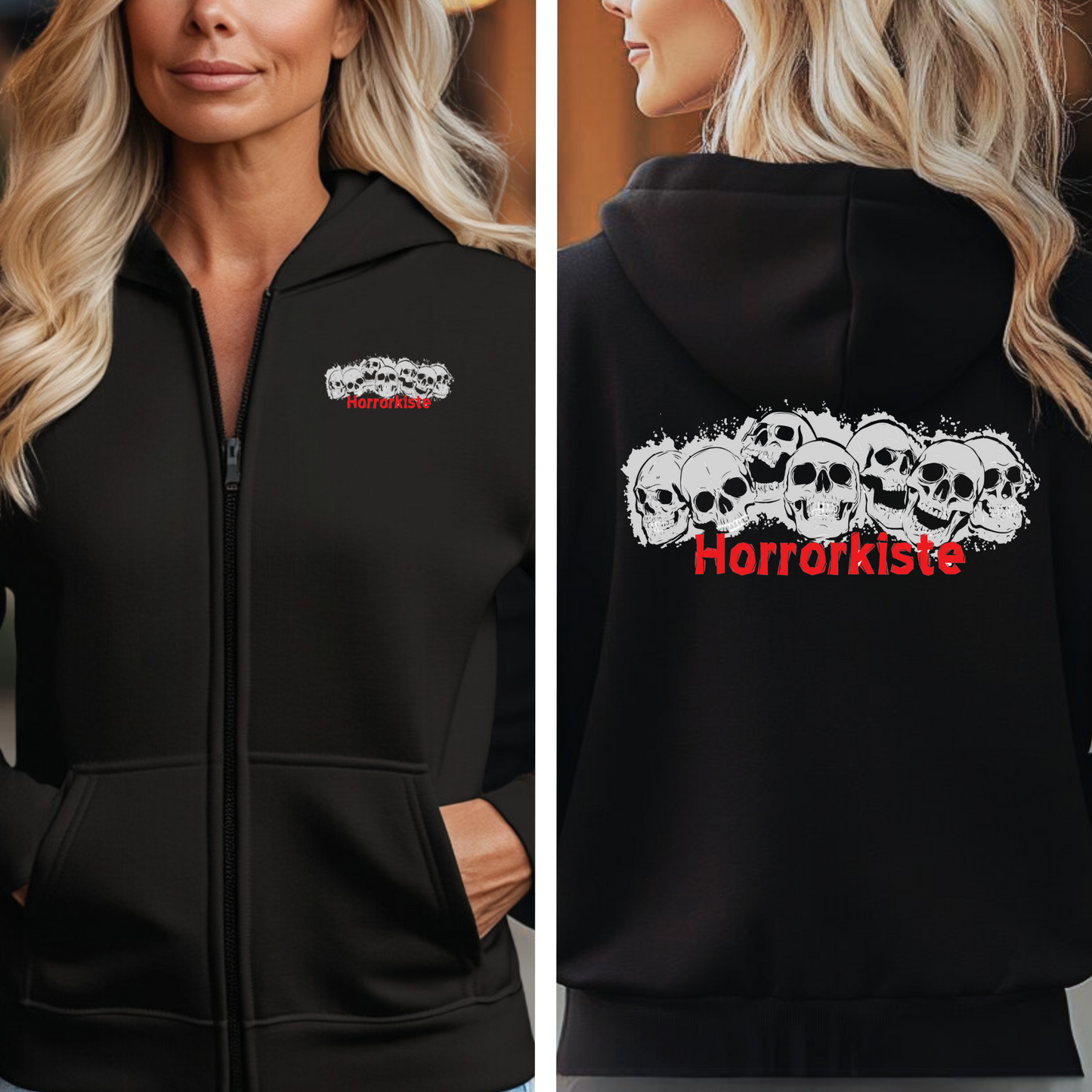 Sweatjacke Damen - Merchandise Horrorkiste