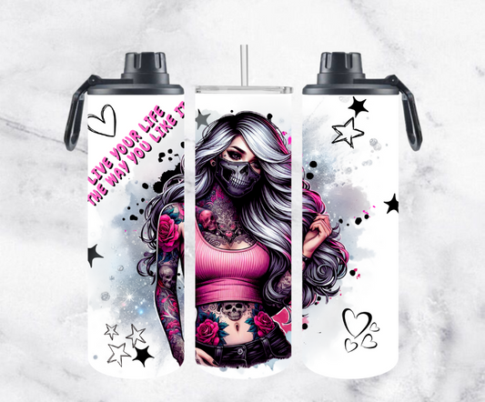 ThermoCup Schraubverschluss "Live your Life"