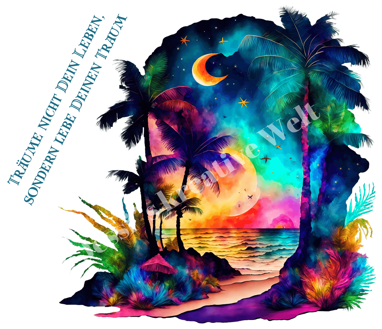 Thermobecher Steckdeckel "Träume nicht dein Leben"