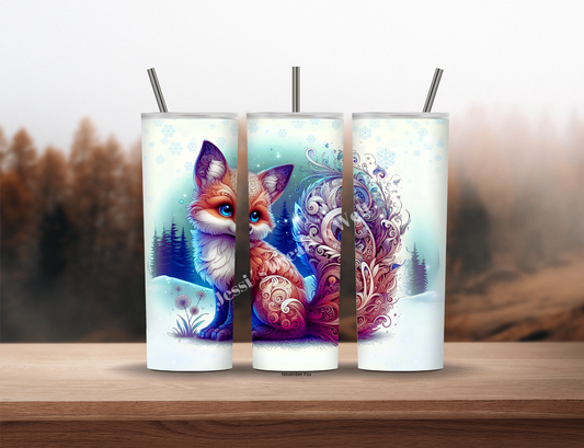 Thermobecher Steckdeckel "Winter Polarfuchs"