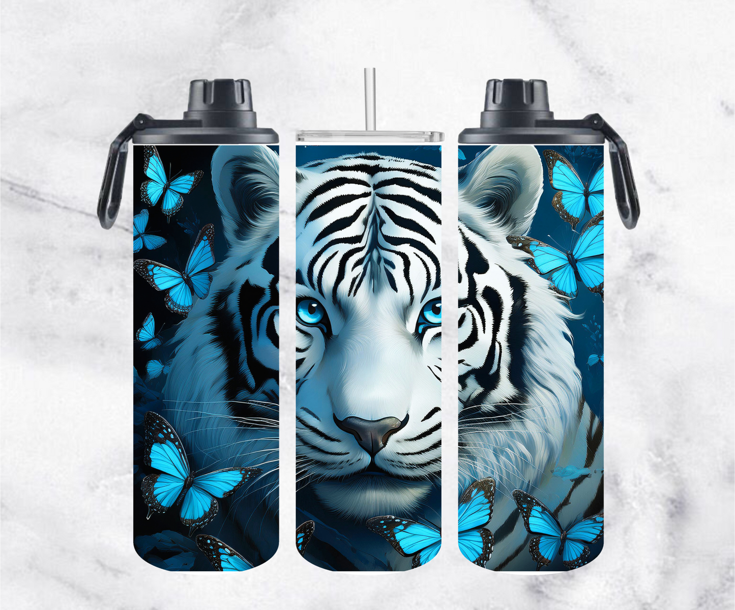 ThermoCup Schraubverschluss "Tiger with Butterfly"