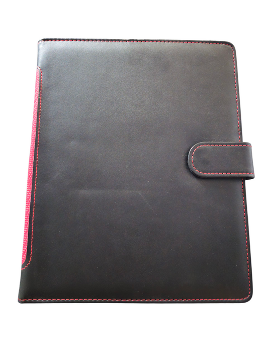 Personalisierte Tablethülle – schwarz-rot