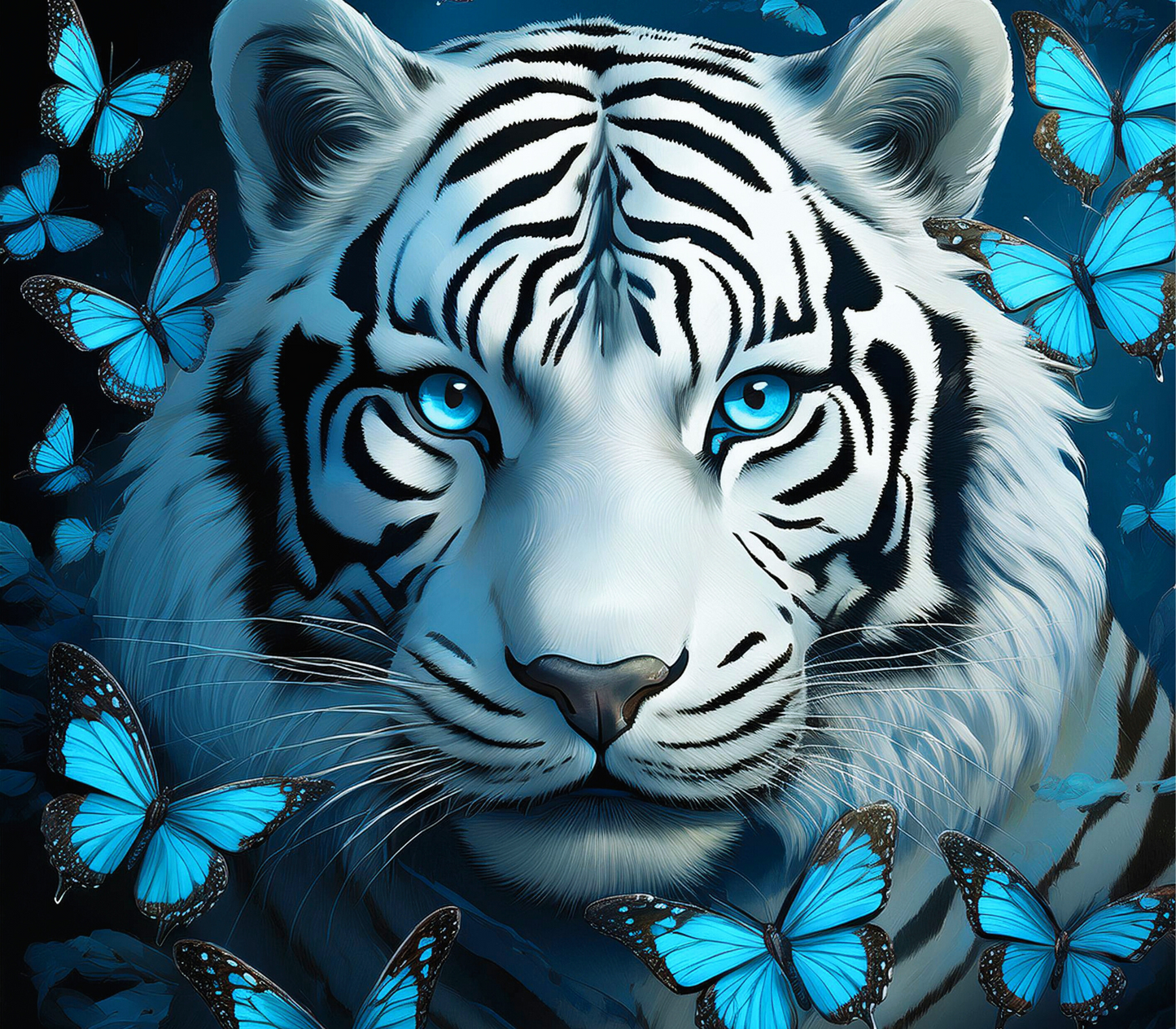 ThermoCup Schraubverschluss "Tiger with Butterfly"