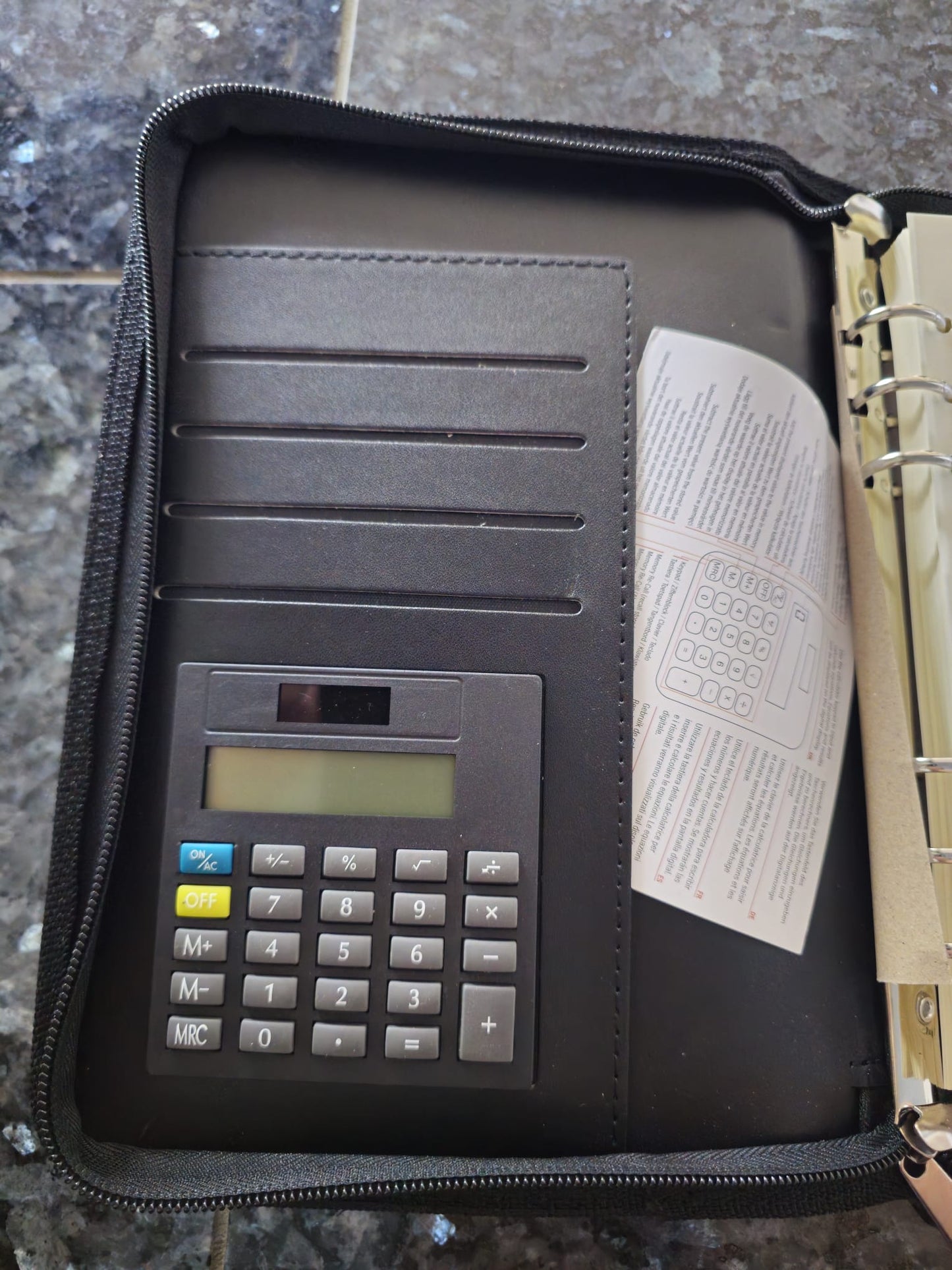 Organizer mit Notizbuch - Wunschmotiv freiwählbar