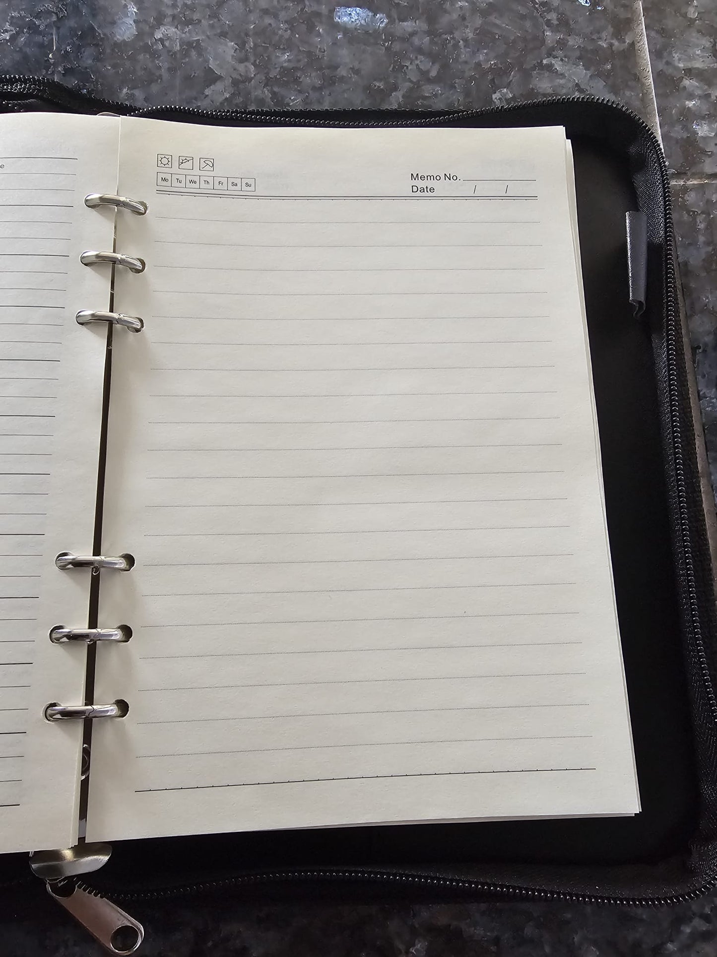 Organizer mit Notizbuch - Wunschmotiv freiwählbar