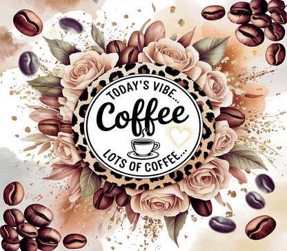 ThermoCup Schraubverschluss  "Coffee Vibes & Flowers"