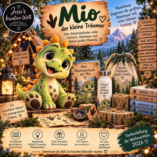 Mios Adventsabenteuer – Personalisierter Adventskalender für Kinder