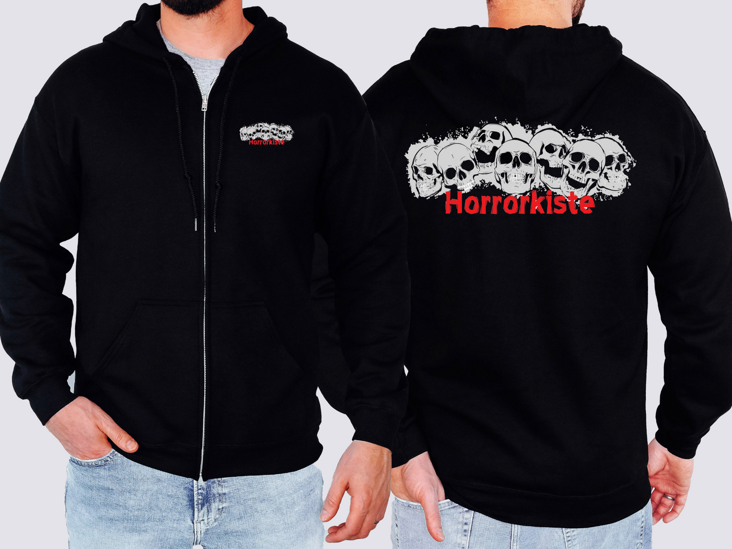 Sweatjacke Herren - Merchandise Horrorkiste