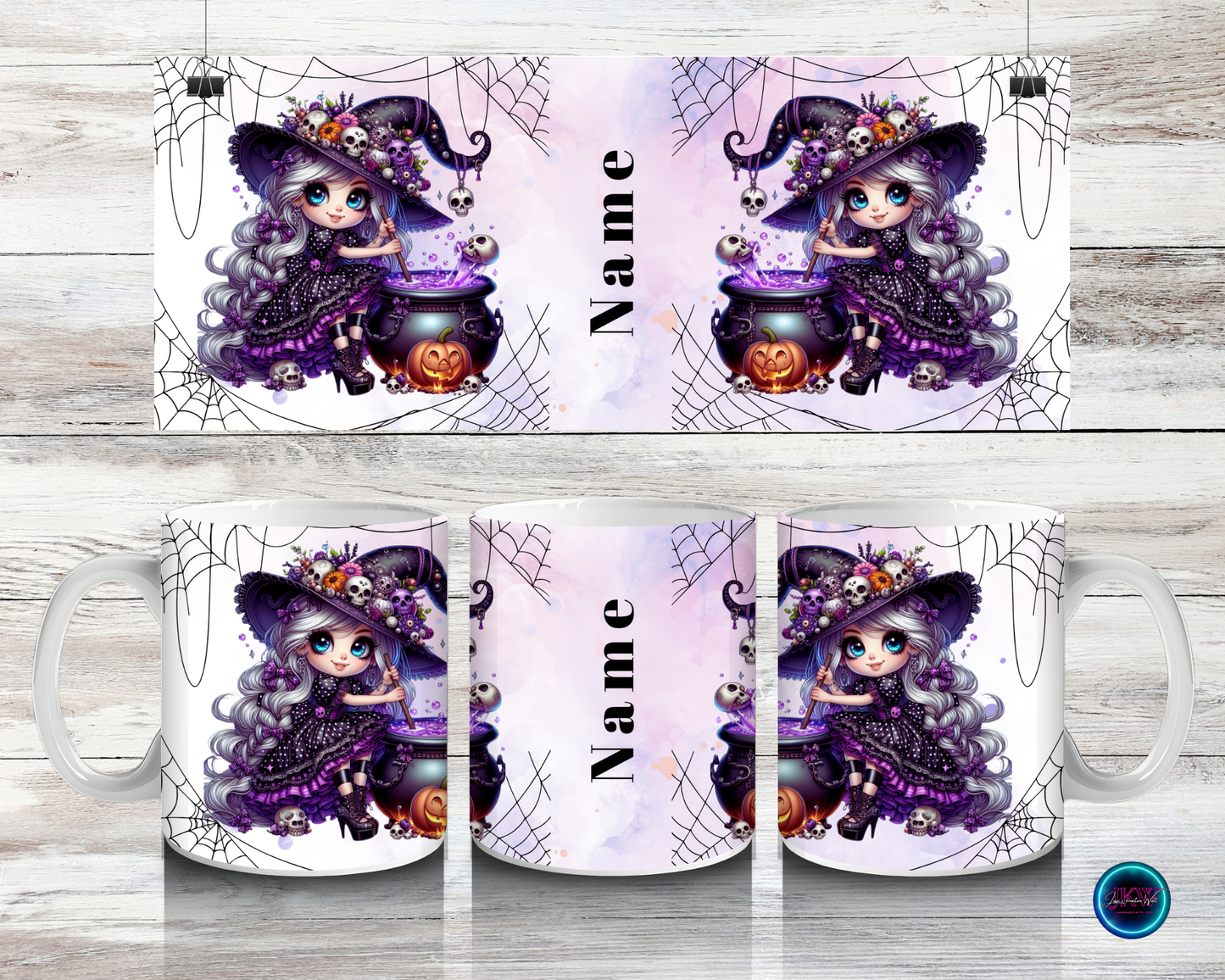 Keramiktasse - Magische Momente mit kleiner Hexe