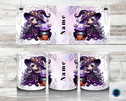 Keramiktasse - Magische Momente mit kleiner Hexe