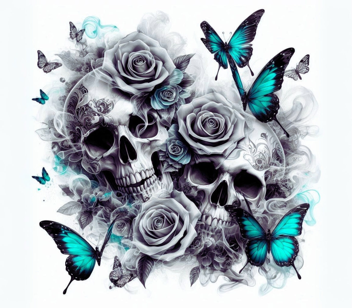 ThermoCup Schraubverschluss "Skull and Butterfly"