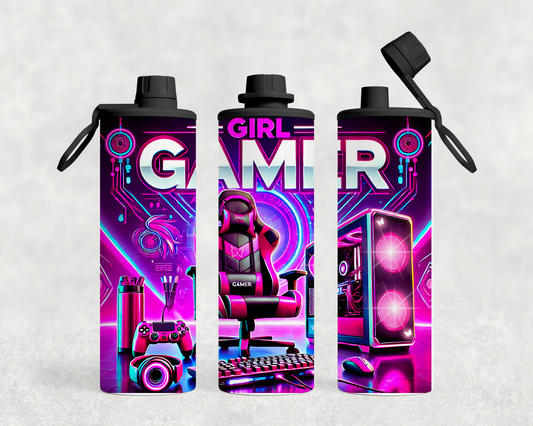 Thermoflasche mit Schraubverschluss - Gaming Style Girly