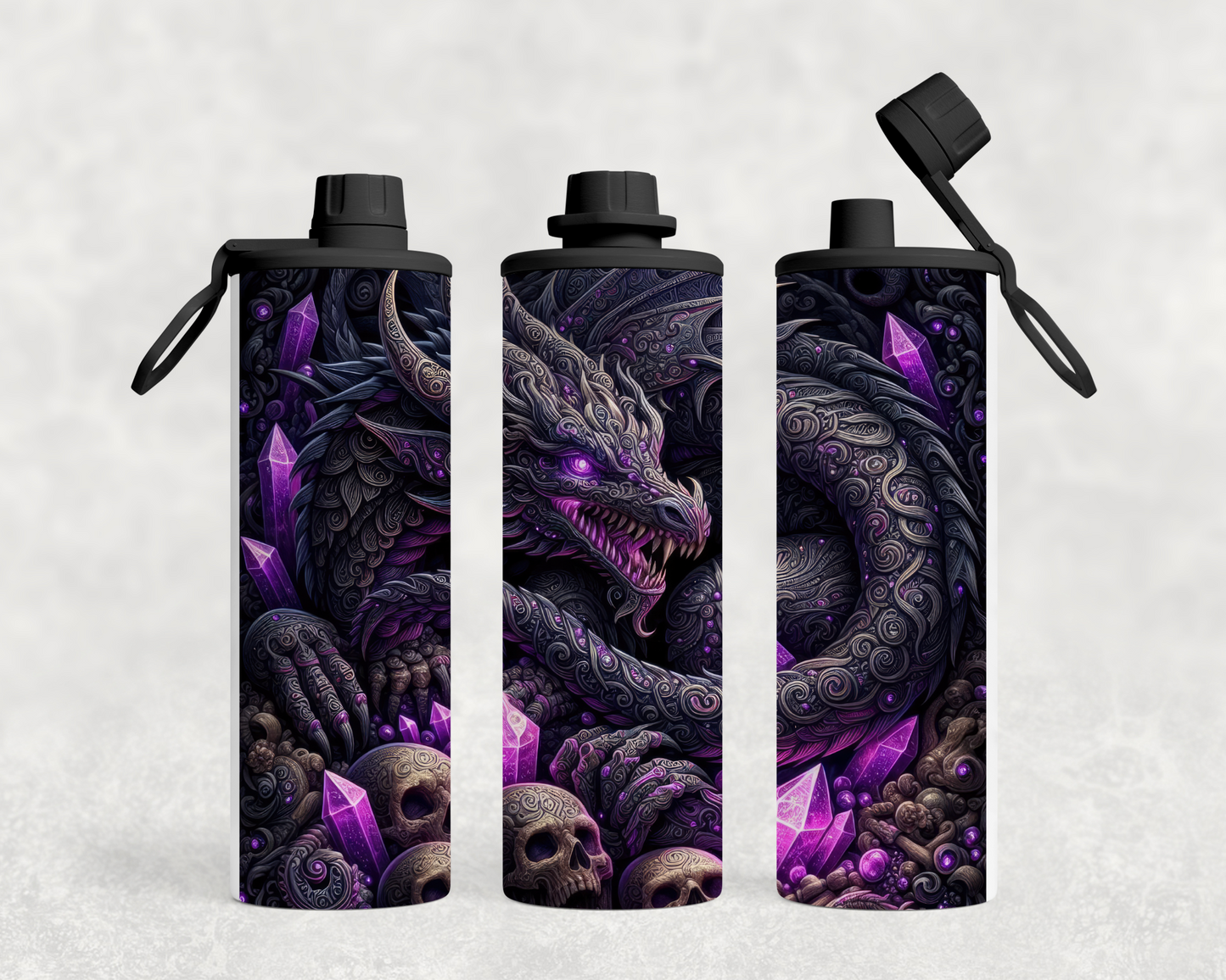 ThermoCup Schraubverschluss  "Dark Dragon Crystal"