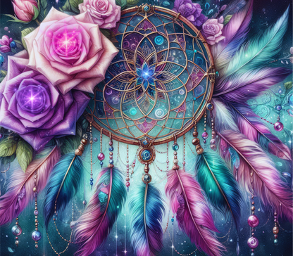 ThermoCup Schraubverschluss  "Spirit of Feathers & Flowers"