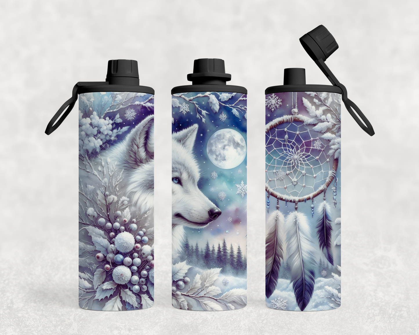 ThermoCup Schraubverschluss "Winterwolf – Hüter der Träume"