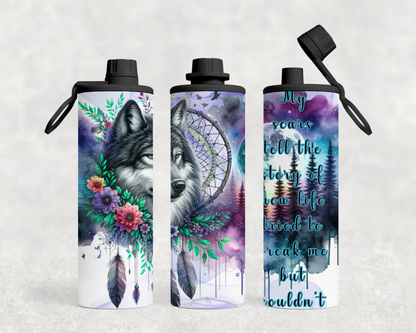 ThermoCup Schraubverschluss "Spirit Wolf – Stärke aus Narben"