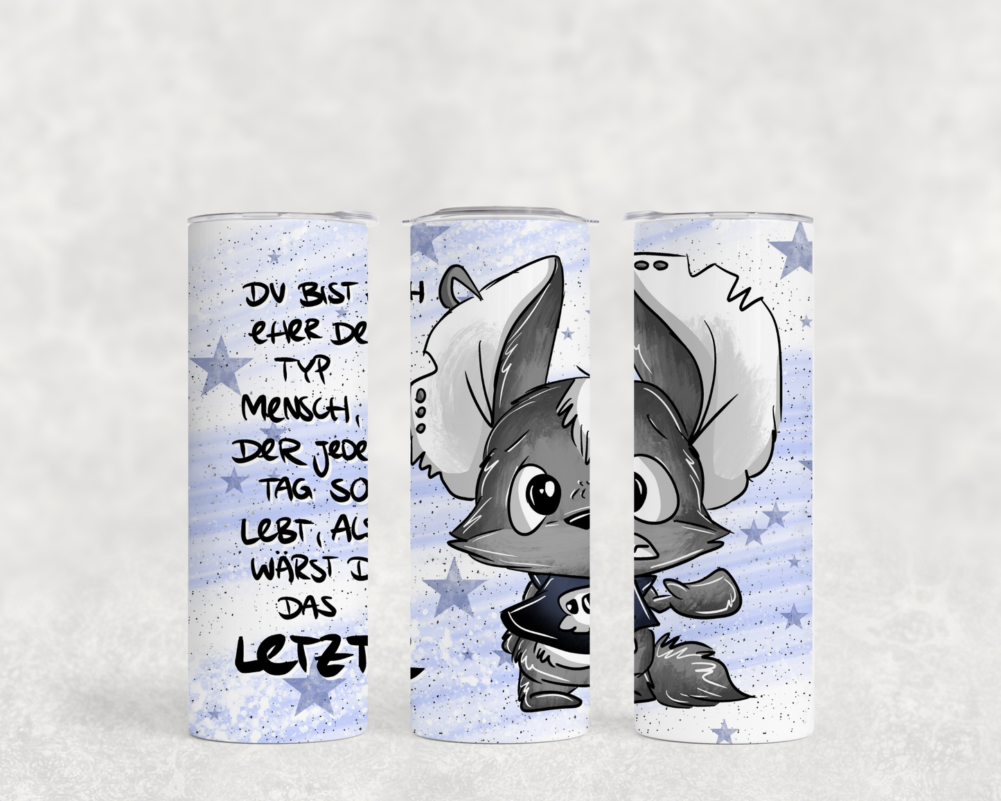 Personalisierter  Schnubbi Tumbler „Coolfox“ – Bleib cool, egal wie heiß es hergeht!