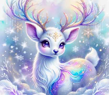 ThermoCup Schraubverschluss "Magisches Winterrentier – Zauber des Nordlichts"