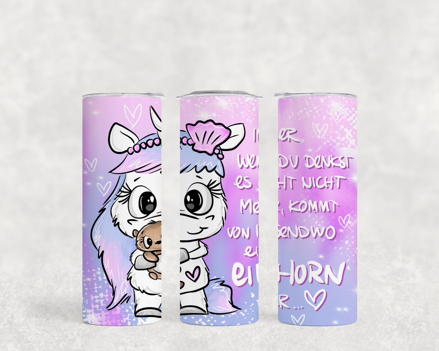 Personalisierter Schnubbi Tumbler „Immer wenn du denkst...“ – Dein humorvoller Alltagsretter